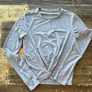 XS Athleta long-sleeve heather shirt